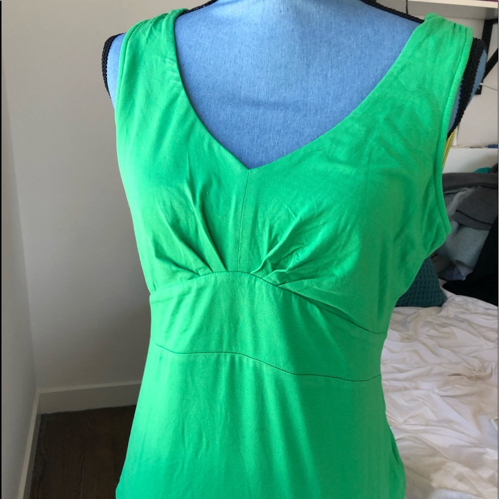 Boden green sleeveless top size 8